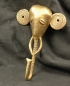 Preview: Bronze Figur Elefant - Gelbguss